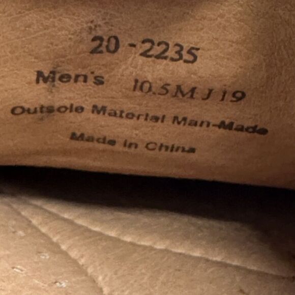 Johnston Murphy Oxford Shoes Conrad Plain Toe Black Leather Blue Detail Men 10.5 - Picture 14 of 14